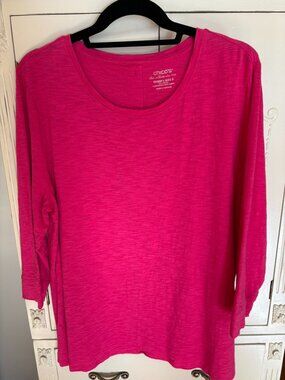 Chico's Slub Tee - Size 3